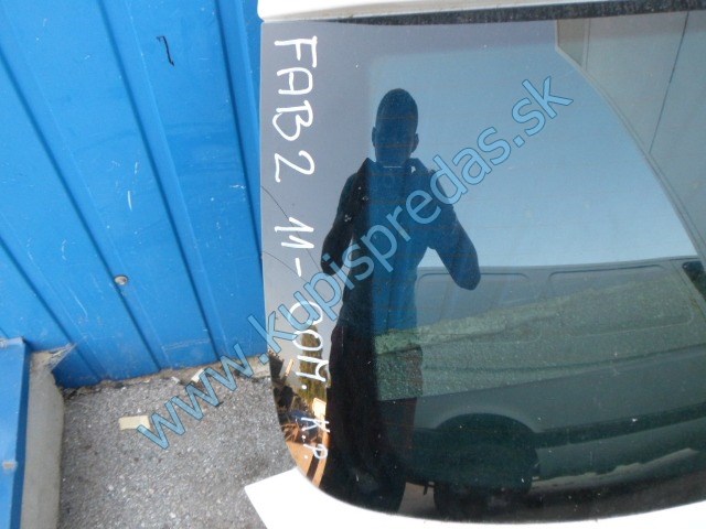 piate dvere na škodu fábiu 2 kombi, combi, zadná kapota, 